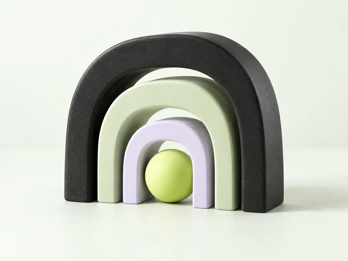 Nested protective layers around a lime core, illustrating security shaped around an organisation’s risk profile.